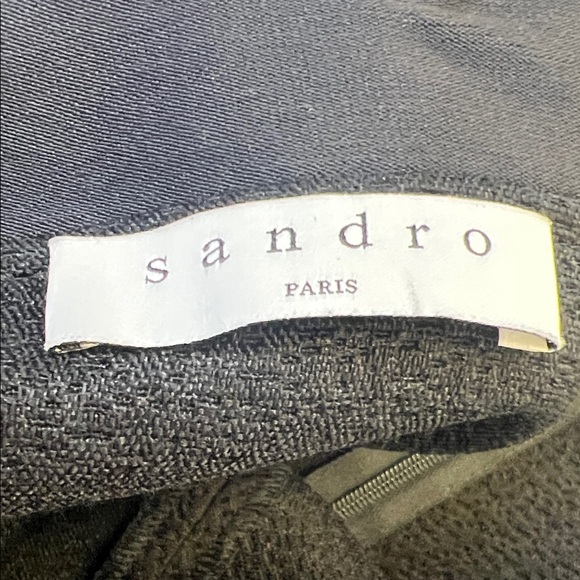 Sandro Black Skater Skirt - Picture 3 of 5